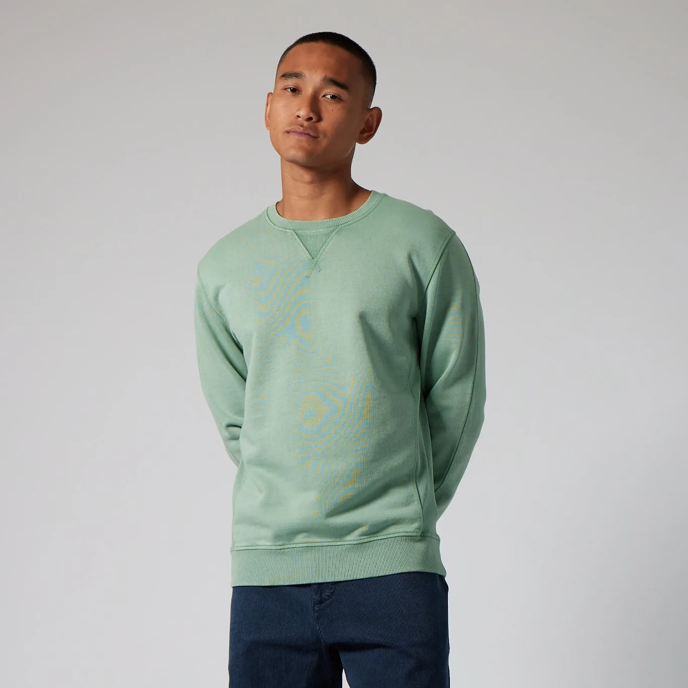 Shearsby Sweatshirt - Ciris Green Wash