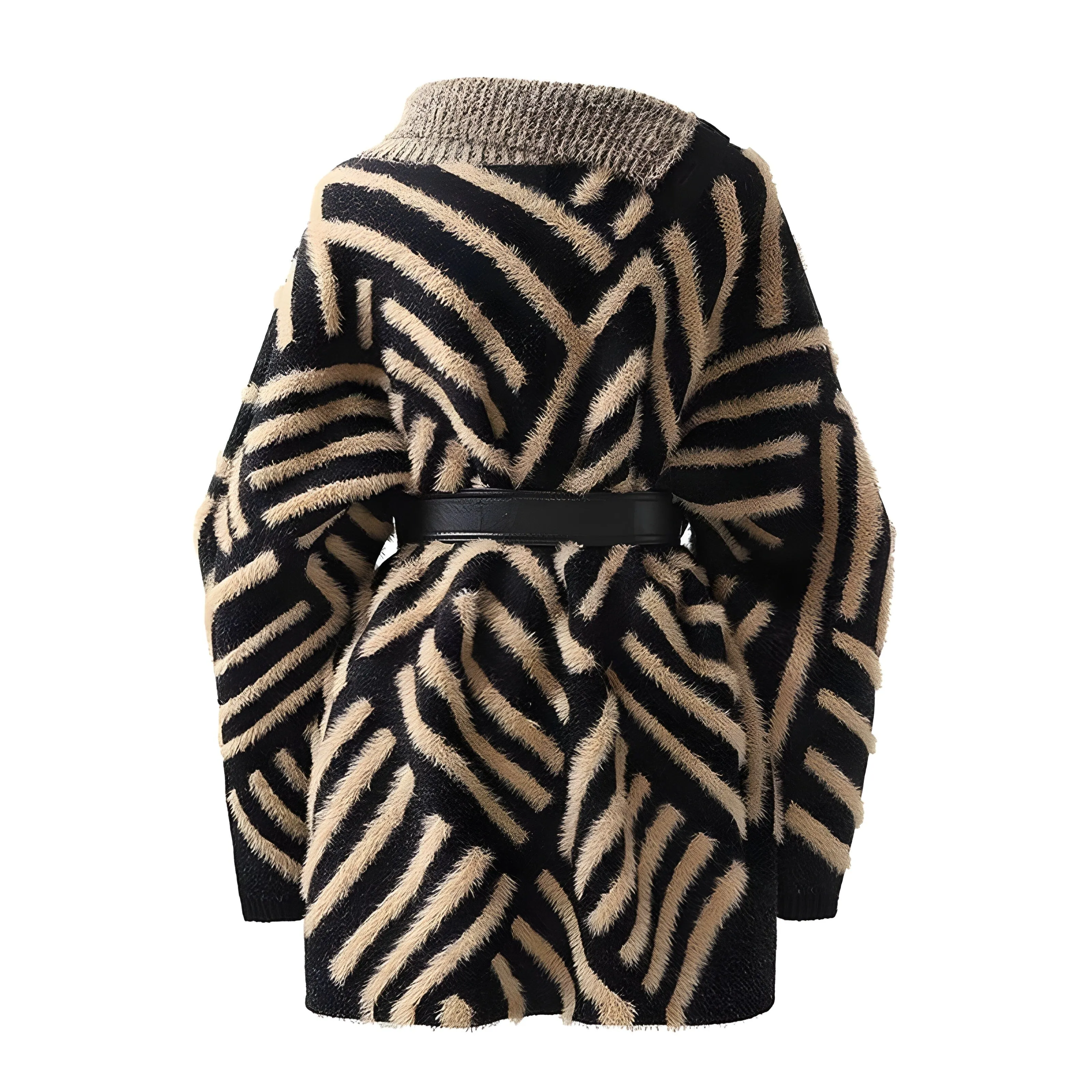 The Safari Belted Pullover Turtleneck