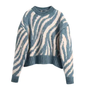 The Tigress Long Sleeve Pullover Sweater