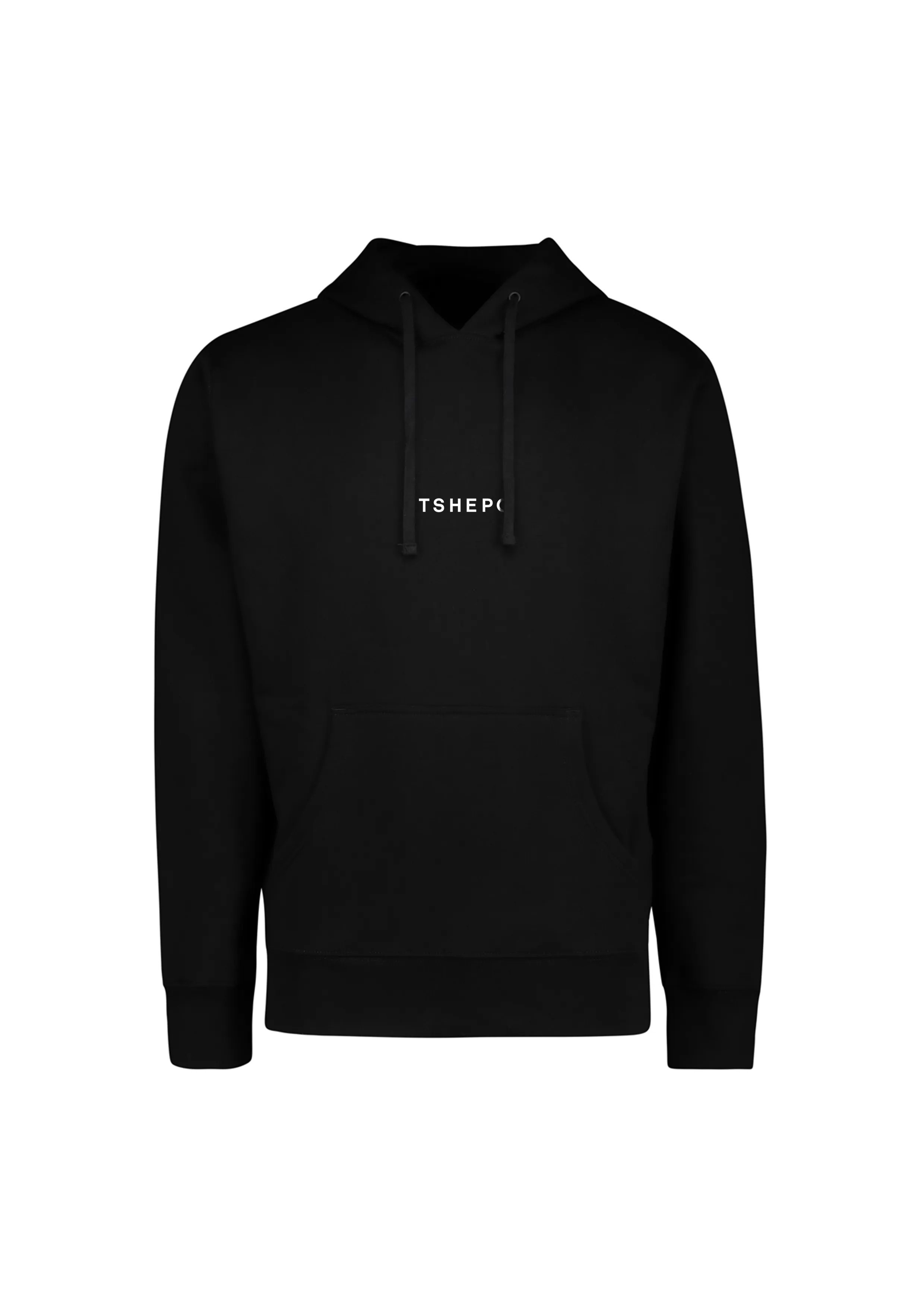 TSHEPO GLOBAL VILLAGE HEAVYWEIGHT HOODIE, BLACK