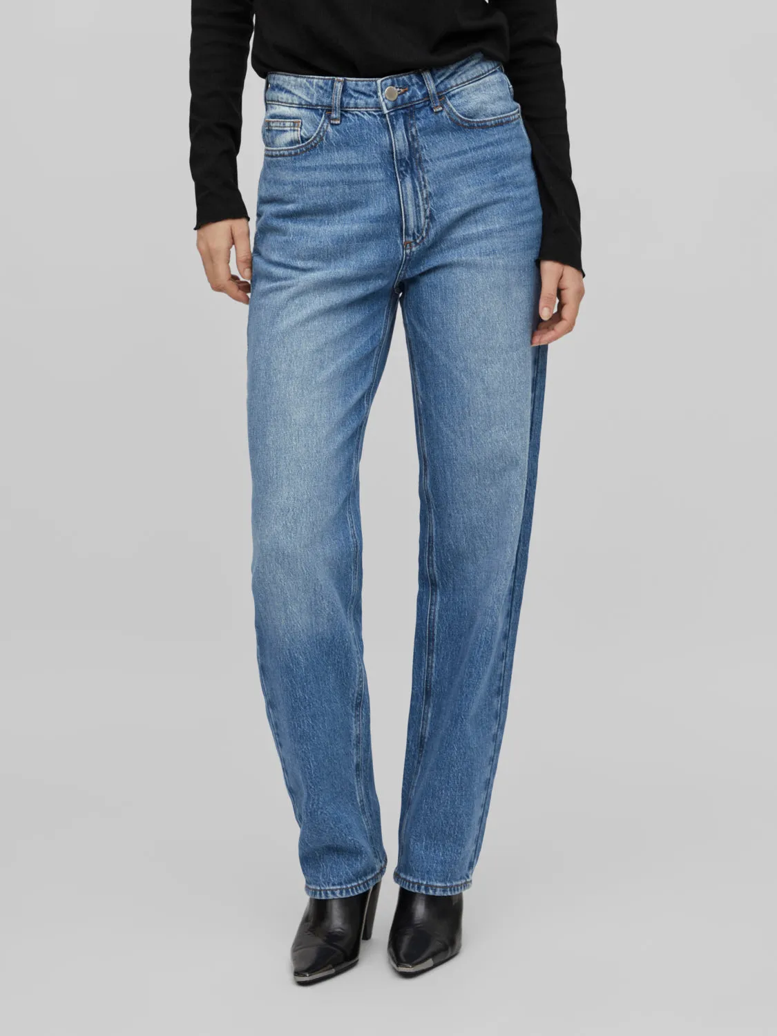 VIKELLY Jeans - Medium Blue Denim