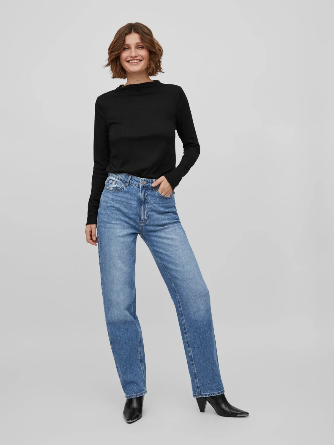 VIKELLY Jeans - Medium Blue Denim