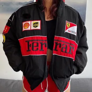 Vintage Bomber Racing Jacket