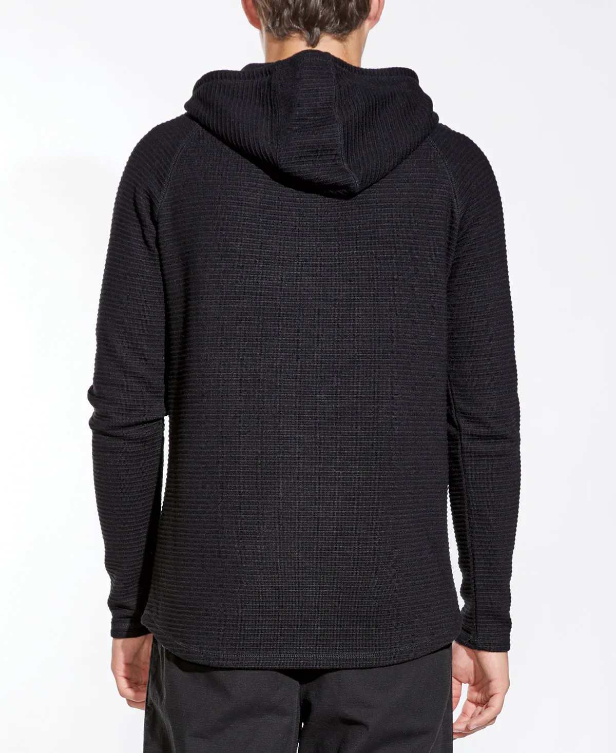 Wolfe Knit Hoodie (Black)