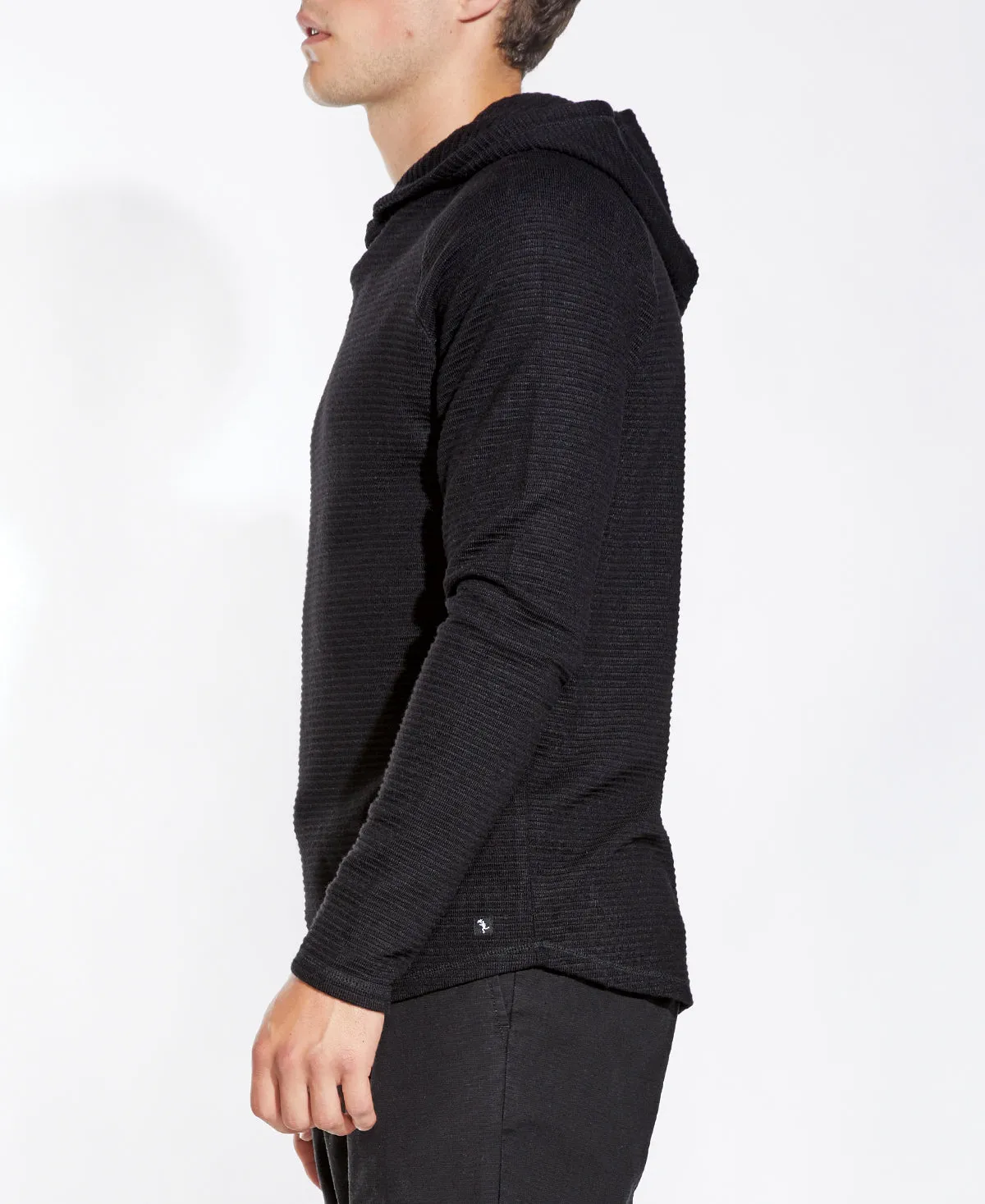 Wolfe Knit Hoodie (Black)