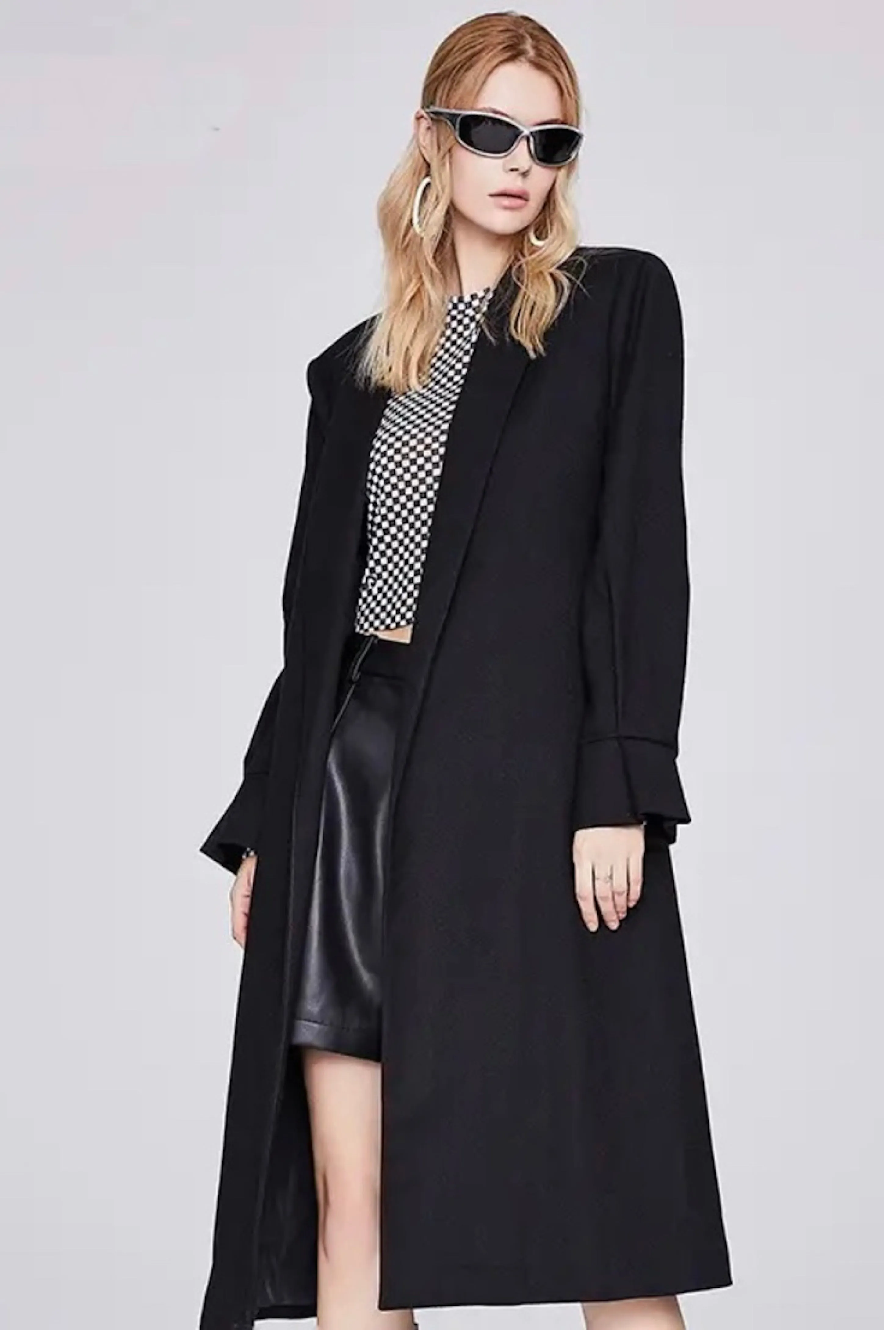 Women Trench Coat Casual Design, Suit Light Jacket