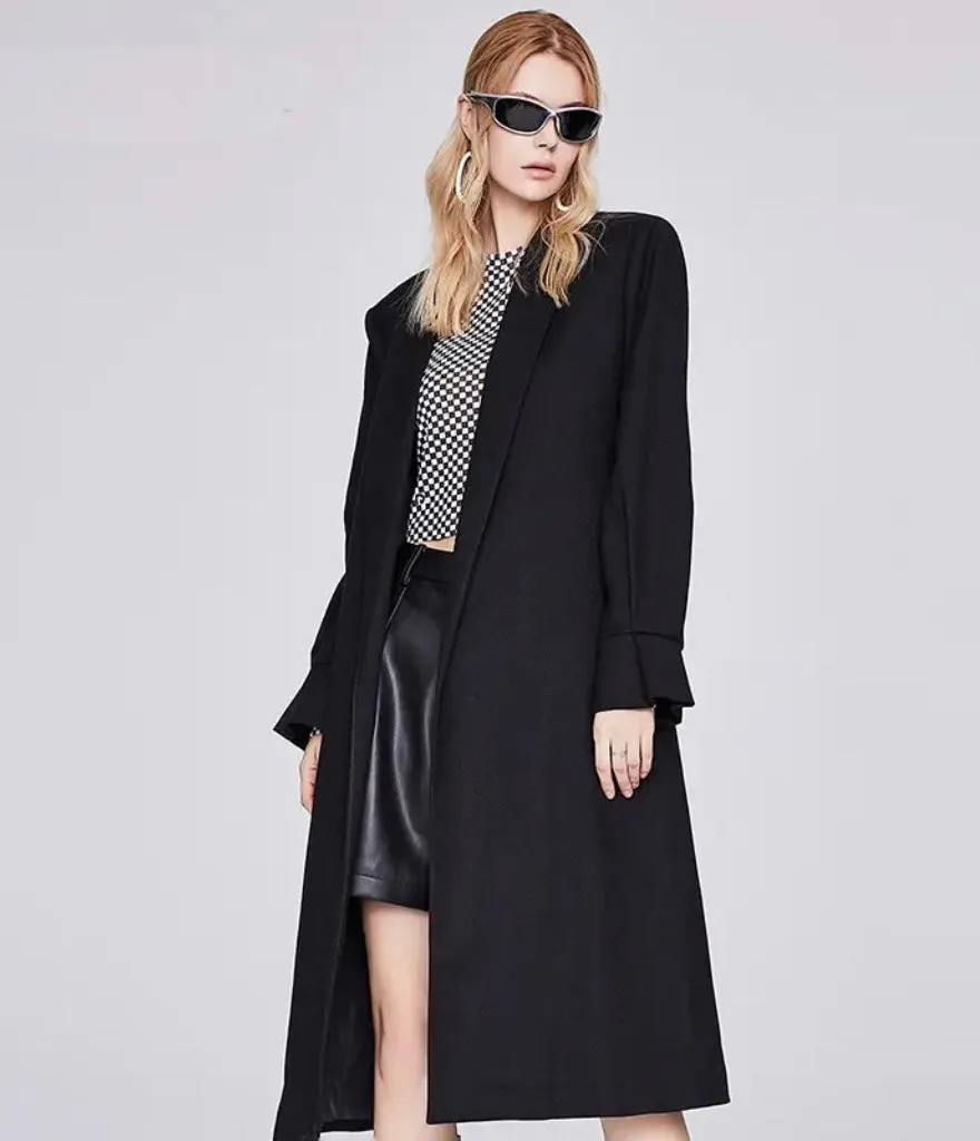 Women Trench Coat Casual Design, Suit Light Jacket