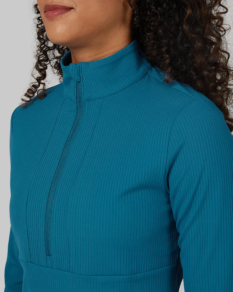 WOMEN'S ACTIVE RIB ½ ZIP TOP