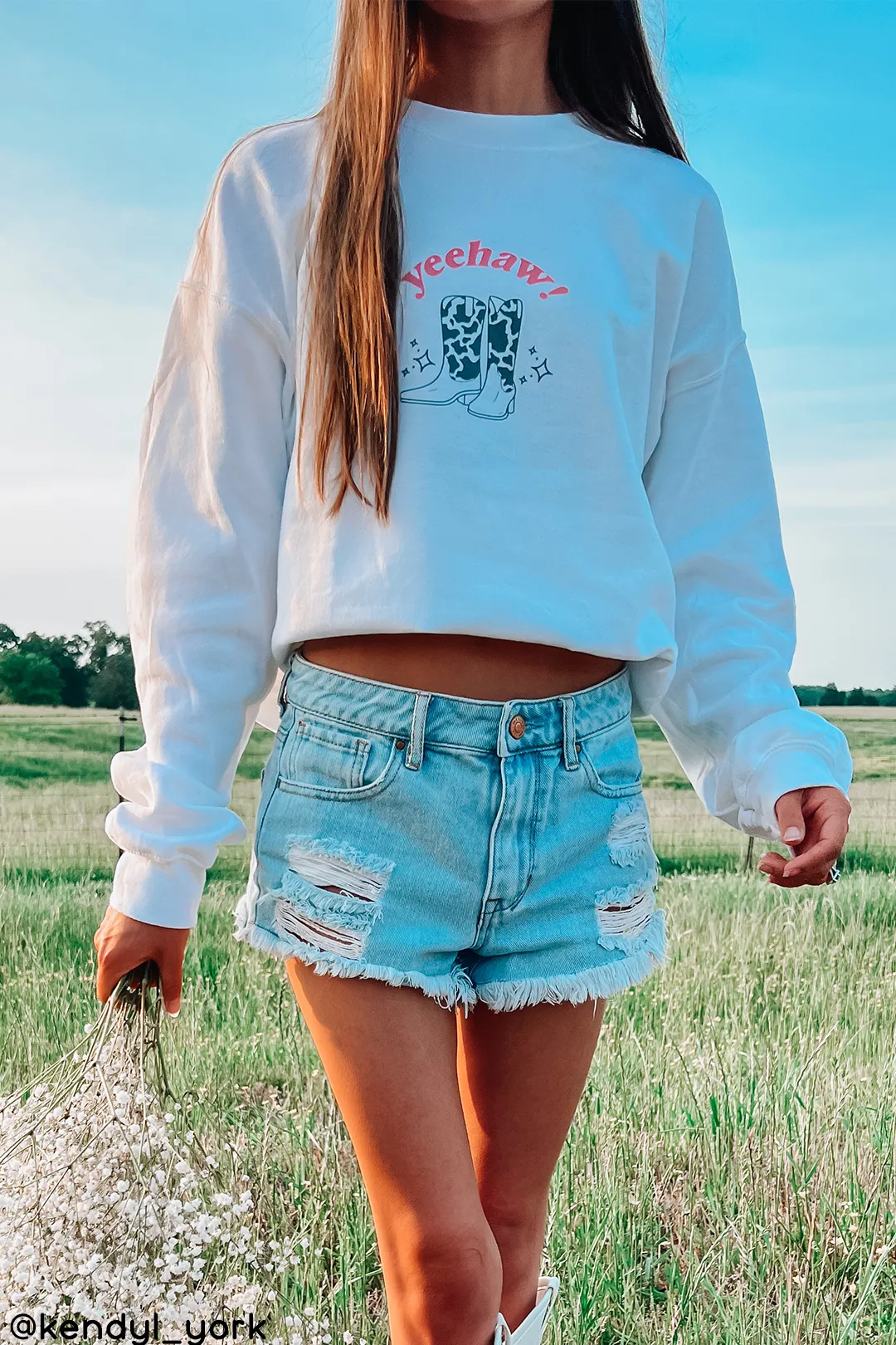 Yeehaw! crewneck